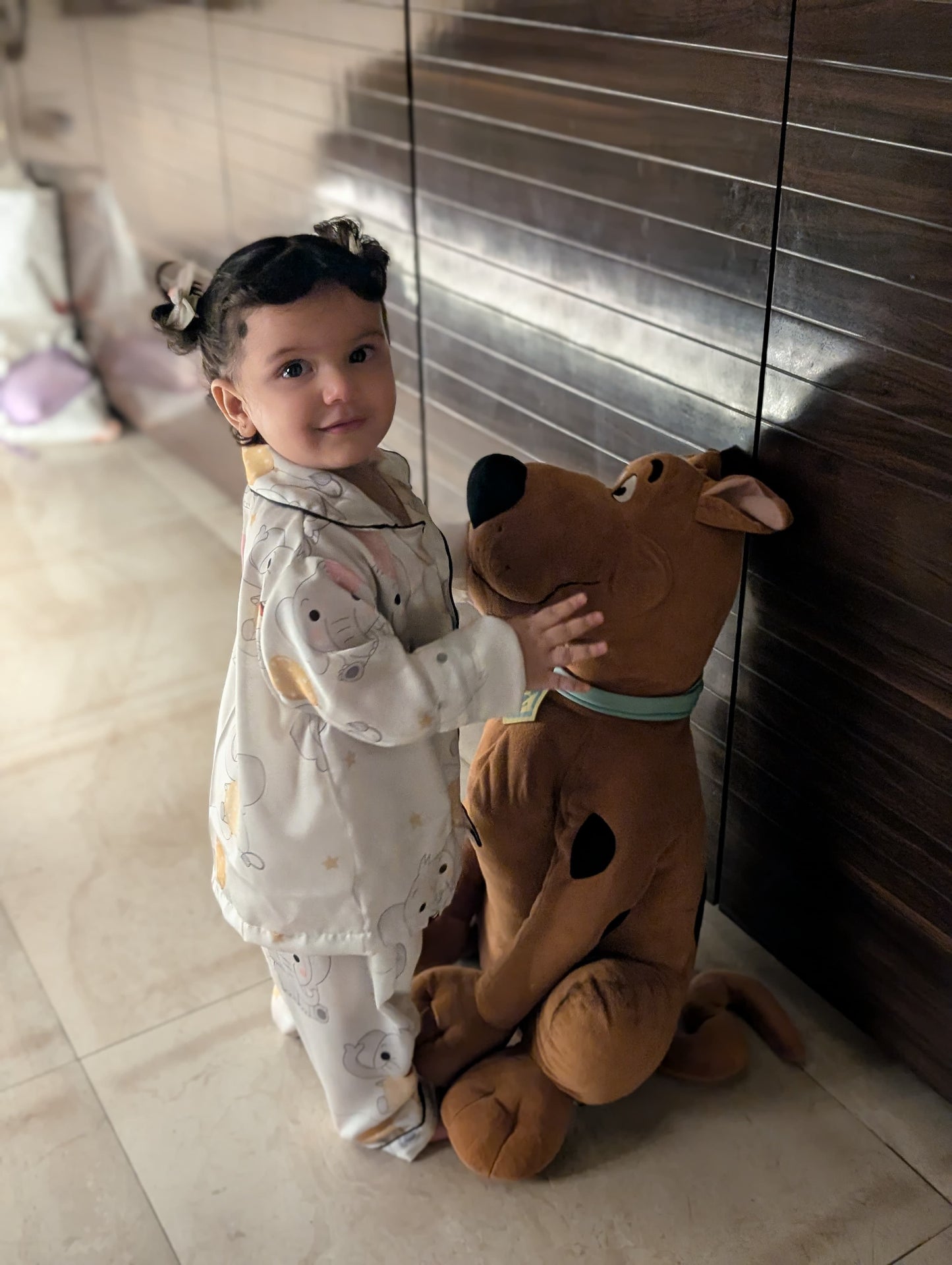 Baby Elephant Print Night Suit